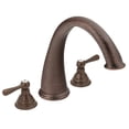 thumbnail image 4 of Kingsley Oil Rubbed Bronze Two-handle Roman Tub Faucet, 4 of 4