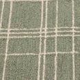 thumbnail image 3 of Better Homes & Gardens Light Green Plaid Wool Indoor Runner Rug, 2'x6', 3 of 8