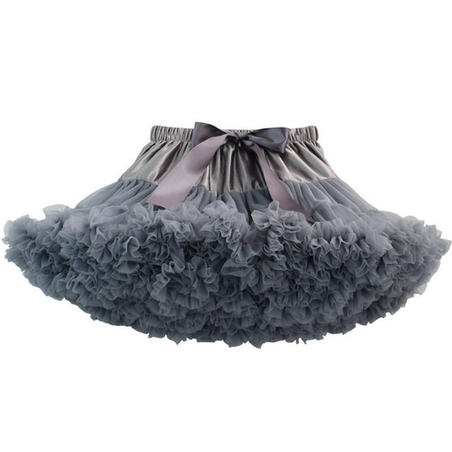 KAWELL Jupe Tutu Fille Princesse Duveteuse Douce en Tulle Ballet Halloween Costume Tutu (9 m-13 Ans)