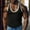 001 Black, variant on Mens Tank Tops Casual Fitness Sleeveless Exercise Training Singlet Summer Solid Color Lightweight Top