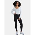 thumbnail image 2 of Avia Women’s Crossover Waist Ribbed Leggings, Sizes XS-XXXL, 2 of 5