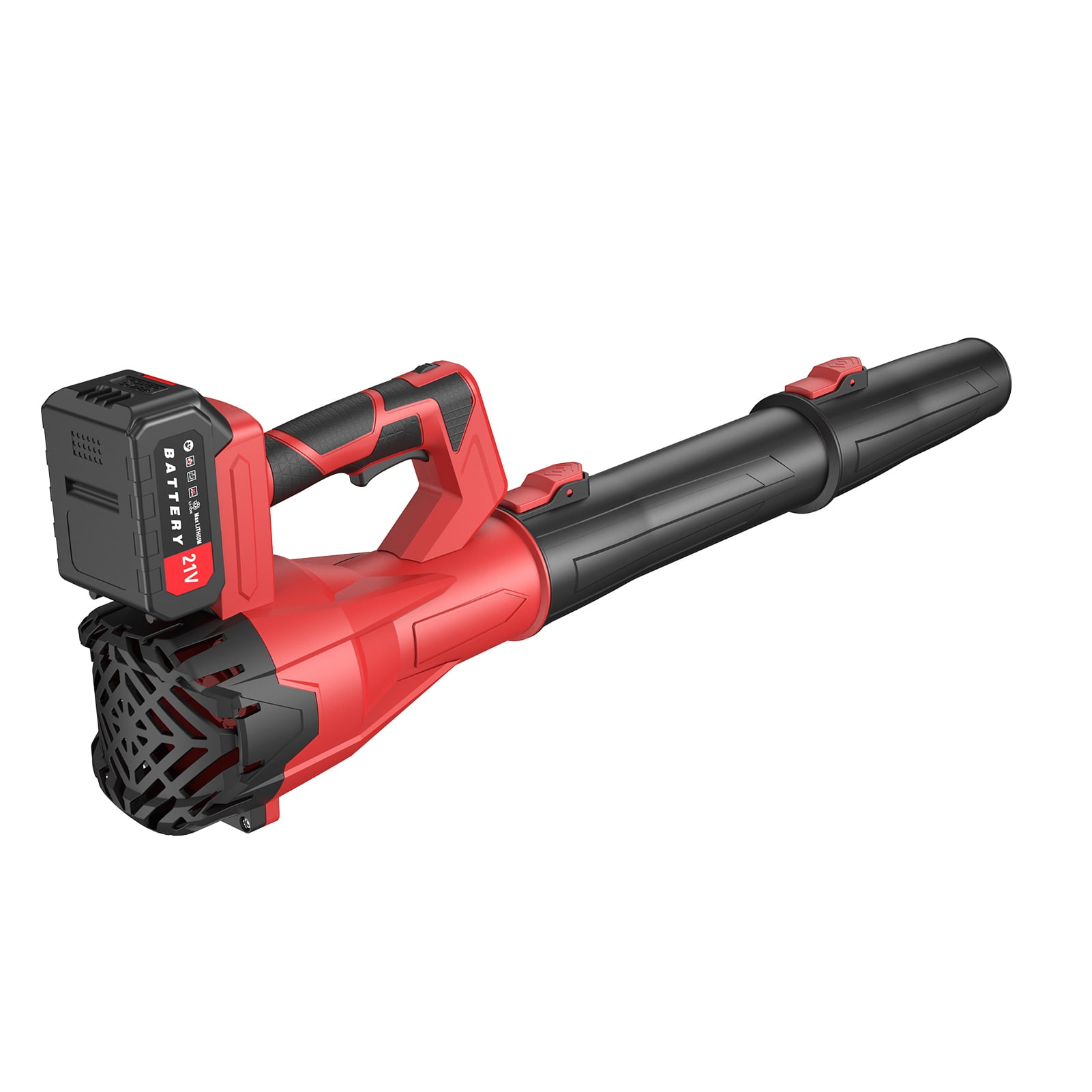 Lorelo Cordless Leaf Blower with 2 X 3.0Ah Batteries & Charger, 150MPH 600CFM 6 Speed Modes 21V Electric Leaf Blower, Handheld Leaves Dust Snow Cleaner Tool for Patio Cleaning, Lawn Care, Yard