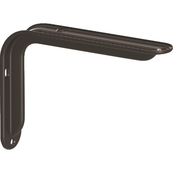 Knape & Vogt Decorative Shelf Bracket, No Size, Black