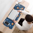 thumbnail image 3 of Long Mouse Pads for Desk,Blue Sun Moon Star Pattern Desk Mats on Top Of Desks, Desk Mouse Pad Extra Large with 3mm Non-Slip Base and Stitched Edge for Gaming,Office,Work,Home 31.5"x11.8", 3 of 6