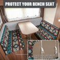 thumbnail image 5 of Pzuqiu RV Dinette Cushion Covers Soft Washable RV Dinette Seat Covers Replacement Sofa Cushion Slipcovers for Camper Car Bench Seats, Ethnic Style, 5 of 7