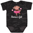 thumbnail image 3 of Inktastic Memaw Girl Ballerina Monkey Girls Baby Bodysuit, 3 of 5