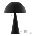 thumbnail image 1 of Posh Vivant Bradford Lampe de Table USB Chargeur Noir, 1 of 9