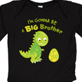 thumbnail image 4 of Inktastic I'm Gonna Be a Big Brother-dino Boys Long Sleeve Baby Bodysuit, 4 of 5