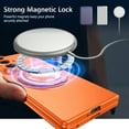 thumbnail image 3 of Decase Case for Samsung Galaxy Z Fold 7, Shockproof Magnetic 360° Rotating Kickstand Phone Case, Wireless Charging Supported,Orange, 3 of 10