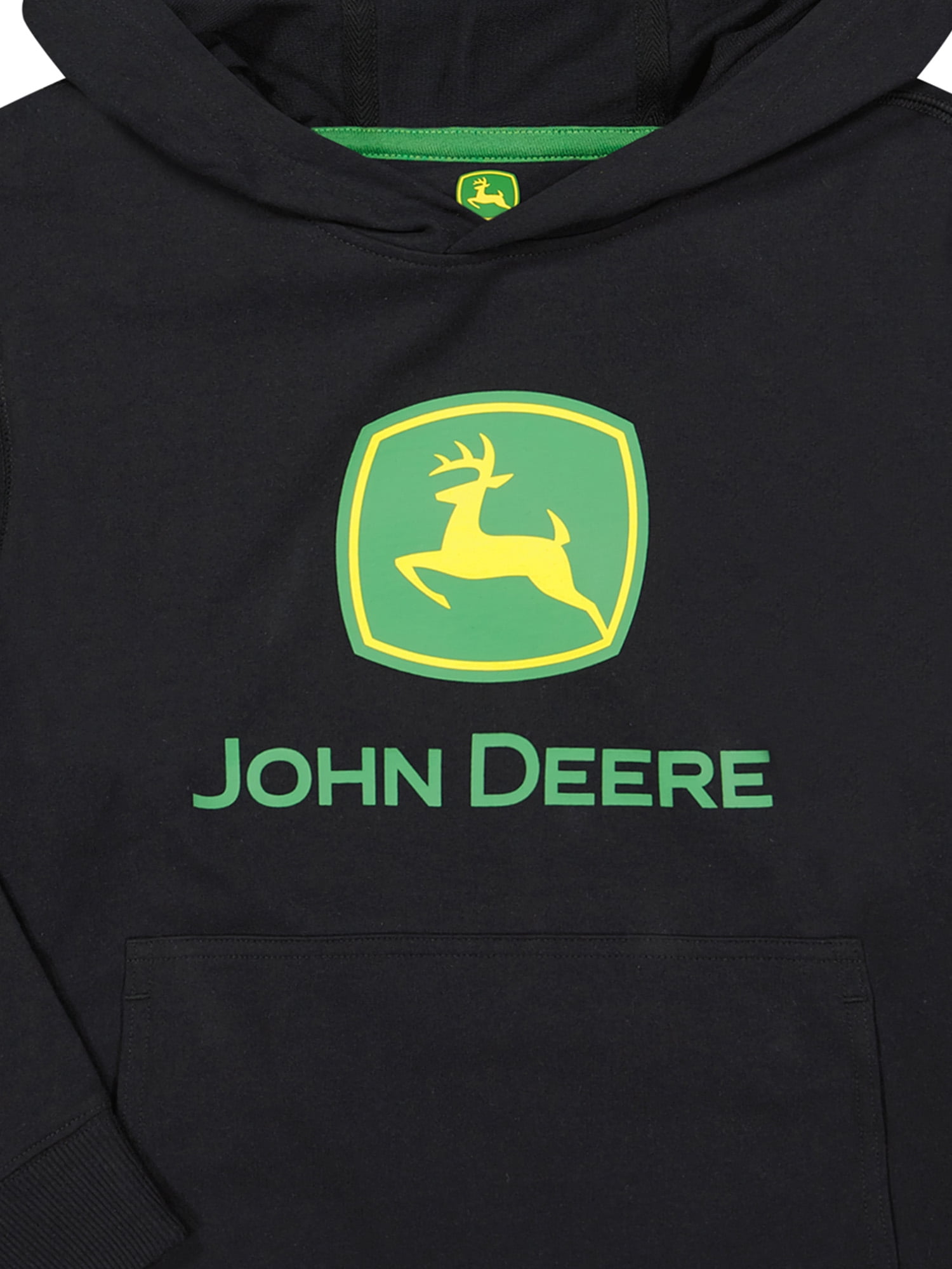 John Deere Boy’s Long Sleeve Graphic Pullover Hoodie, Sizes 4.5-18
