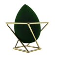 thumbnail image 4 of Soporte de esponja de maquillaje de metal, soporte de secado de esponja geométrica 3d, polvo de huevo de belleza, oro rosa, 11 Feliz Sencillez, 4 of 5