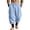 Light Blue, variant on Men's Linen Pants Contrast Color Cuffed Jogger Drawstring Design Breathable Casual Pants Lightweight Everyday Trousers White S
