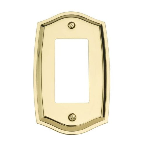 Baldwin Square 1-Gang Duplex Outlet Wall Plate