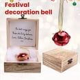 thumbnail image 4 of Campana Mágica de Fe Navideña, Recuerdo Navideño, Campana Mágica de Fe, Recuerdo de Decoración del Hogar del Árbol de Navidad Rojo, 4 of 9