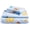 Blue Whales, variant on Luxclub queen cooling sheet set, microfiber moisture-wicking, silver, 6-piece