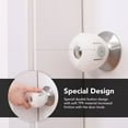 thumbnail image 5 of EUDEMON 4 Pack Baby Safety Door Knob Covers Door Knob Locks, 5 of 6