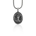 thumbnail image 5 of Yggdrasil Handmade Sterling Silver Men Charm Necklace, Tree of Life Silver Jewelry, Norse Mythology Yggdrasil Pendant, Mythology Necklace, 5 of 5
