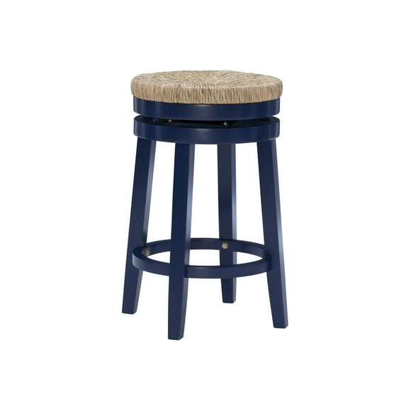 Larkin Counter Stool, Navy Blue