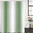 thumbnail image 3 of Sage Green White Ombre Waterproof Fabric Shower Curtain,Modern Abstract Art Farmhouse Gradient Waterproof Fabric Shower Curtain for Bathroom Bathtubs Shower Curtains with 12 Hooks Standard 66x72, 3 of 8