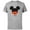 Athletic Heather, variant on Mickey Mouse Icon Shorts Tío Birthday Día del Padre - Short Sleeve Cotton T-Shirt for Adults - Customized-Navy