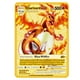 thumbnail image 4 of 1Pcs Metal Card Spanish Version Anime Figure Charizard Pikachu Battle Trading Pocket Monster Cards Toy, 4 of 5