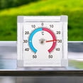 thumbnail image 7 of Hariumiu Window Thermometer Waterproof Adhesive Indoor Outdoor Temperature Gauge High Accuracy Square Plastic Digital Thermometer, 7 of 7
