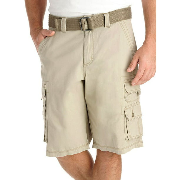 Lee Mens Dungarees Wyoming Solid Cargo Shorts 