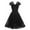 Black, variant on Black Summer Dress for Women Womens Summer Black V-Neck Lace Sleeveless Retro Dress Dress Summer Dress for Women with Sleeves Black Lace Dress for Women Lace Black Dress for Women