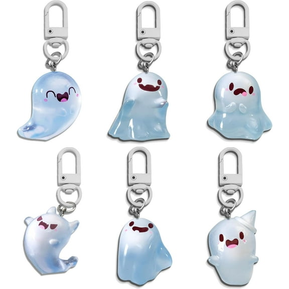 Halloween Keychain Gifts For Women Boo Basket Stuffers For Her Spooky Gifts Christmas Halloween Basket Stuffers Halloween Boo Basket Ideas Key Chain For Teen Girl Cool Stuff Night Glow Ghost Keychain