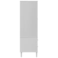 thumbnail image 5 of vidaXL Wardrobe SENJA Rattan Look White 90x55x175 cm Solid Wood Pine, 5 of 5