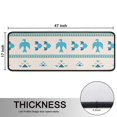 thumbnail image 5 of Kitchen Rugs Sets Of 2,Blue Ethnic Bird Pattern Anti Fatigue Kitchen Mat Rugs Non Slip Washable,Decorative Kitchen Floor Mats for Kitchen,Sink,Laundry,17"x47"+17"x47", 5 of 5
