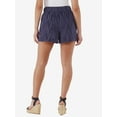 thumbnail image 3 of Time and Tru Women's Linen Blend Pull On Shorts, 3.5" Inseam, Sizes XS-XXXL, 3 of 5