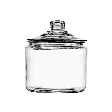 Anchor Hocking Heritage Hill Glass Jar with Lid  3 Quart