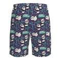 thumbnail image 6 of Kdxio Bamboo Panda Pattern Mens Casual Shorts - Drawstring Summer Beach Sports Shorts for Men, 6 of 9