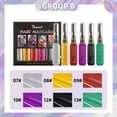 thumbnail image 5 of Xihbxyly Crema de Tiza para El Cabello, Rímel de Color Vibrante, Fórmula Fácil de Limpiar, Extractos Naturales de Hierbas, Ideal para Fiestas y Festivales, Regalo Único para Amigos, Solución de Color, 5 of 5
