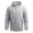 Gray, variant on jjayotai Mens Coat Jacket Clearance Men's Casual Loose Fitting Long Sleeved Zippered Hooded Jacket