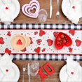 thumbnail image 5 of Valentine'S Day Table Runner,Red Heart Polka Dots 33 X 275cm B, 5 of 5