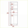 thumbnail image 6 of 2-Piece Bedroom Set with Armoire & Shoe Rack | Black | Particle Board, 6 of 6
