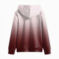 thumbnail image 6 of Staki Hoodies for Teen Girls Oversized Gradient Pullover Sweatshirts Cute Trendy Comfy Y2K Clothes 1-14Y(Wine,11-12 Years), 6 of 6