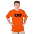thumbnail image 5 of Halloween Scarier Without A Costume Crewneck T Shirts Boy Girl Teen Brisco Brands S, 5 of 5
