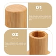 thumbnail image 3 of Toothpick Bottle Bucket Wooden Jar Toothpicks Cocktail Dispenser Holder Automatic Stand Storage Bamboo, 3 of 6