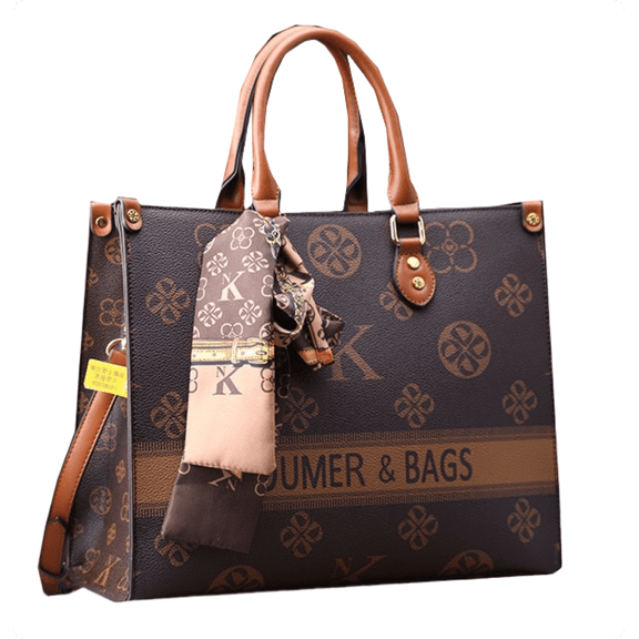New Style Genuine Leather Women's Tote Bag Large Capacity Work Briefcase High-End Crossbody Handbag