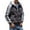 Dark Gray, variant on Quinlirra Mens Fleece Jacket with Hood Men's Fashion Casual Zip Jacket Fashion Loose Brushed Top