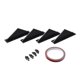thumbnail image 1 of Spoiler Lips Divisor de parachoques trasero de coche Universal Difusor de canard Apto para 300 Accesorios antichoque Difusor de labios de - Negro sin doblar Macarena Divisor de labios de spoiler, 1 of 8