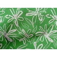 thumbnail image 4 of oneOone Cotton Poplin Green Fabric Florals Sewing Fabric By The Yard Printed Diy Clothing Sewing Supplies 56 Inch Wide-QFQ, 4 of 4