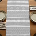 thumbnail image 5 of Table Runners 48 Inches Long Dress Scarves, Farm Fruits Farmhouse Kitchen/Dining Table Runner, Short Coffee Tablerunners, Watermelon Lemons Peach Strawberry Grey Striped 13x48 Inch, 5 of 9
