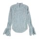 thumbnail image 2 of Blusa de encaje bar III para mujer azul grande, 2 of 2