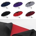 thumbnail image 5 of Double-layer dark blue (D) $Double-layer umbrella fully automatic 10 fracture superposition solid windproof men and women double-layer umbrella for sunny and rainy days, 5 of 9