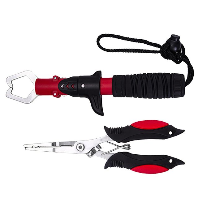 Control De Peces De Acero Inoxidable Pinzas De Pesca Antideslizantes Alicates De Pesca Multifuncionales Con Material De Alta Para Pescar Lago Al Aire Libre Moyic OD007893-00