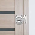 thumbnail image 5 of ZHAOCHENG Pestillo de puerta Cerraduras pequeñas Cerradura de puerta de seguridad Pestillos de aleación de zinc Pestillo para puerta Baño Dormitorio Inodoro con 6 tornillos, Pestillo de puerta pequeño, 5 of 5